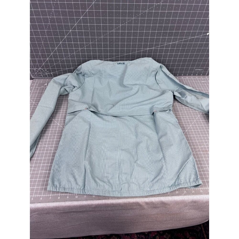 Orvis Women's Hooded Open Air Caster Jacket Dusty Blue Sz. S UPF 40 Windproof - Picture 7 of 9